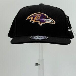 Baltimore Ravens Muka Headwear Snapback Hat Black Embroidered PSN-001 Mens Cap